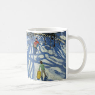 Spaß im Schnee Morzine Frankreich Kaffeetasse