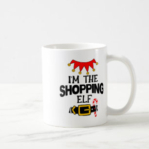 Spaß im Shopping-Elfen-Kostüme Weihnachten Familie Kaffeetasse