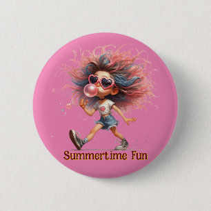Spaß im Sommer Button