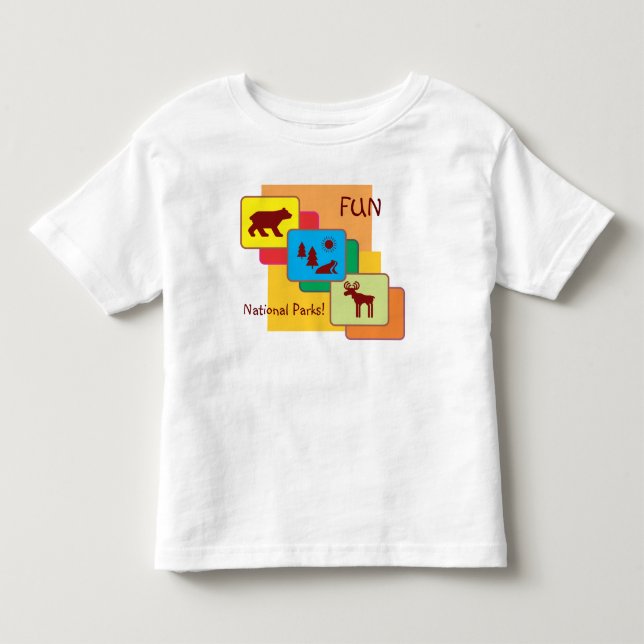 Spaß in den Nationalparks! Kleinkind T-shirt (Vorderseite)