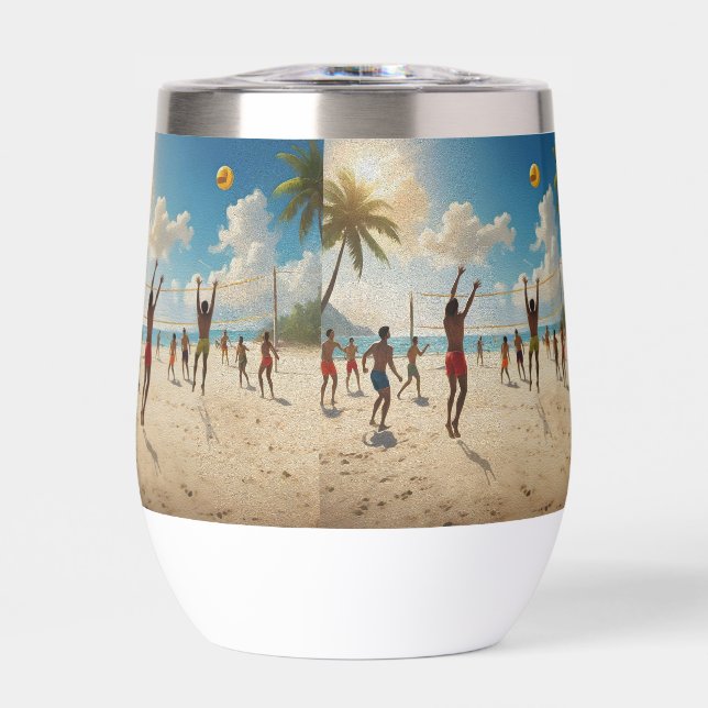 Spaß in der Farbe Sun Beach Volleyball Oil, (Vorderseite)