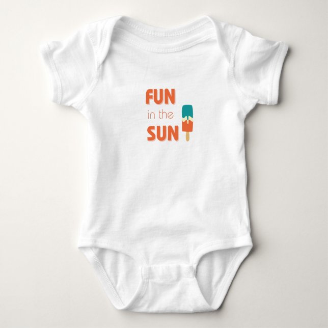 Spaß in der Sonne Baby Bodysuits & One-Piece (Vorderseite)