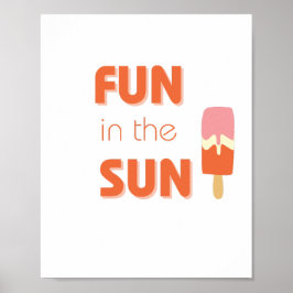 Spaß in der Sonne Poster & Prints