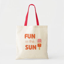 Spaß in der Sonne. Tasche und Taschen Pool Strand