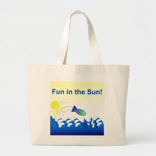 Spaß in der Sun-Tasche Jumbo Stoffbeutel