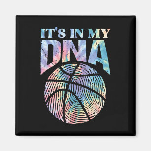 Spaß in meiner DNA Mädchen Basketball Lover Basket Magnet