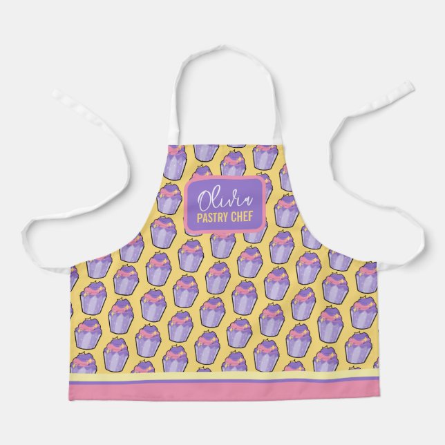 Spaß Individuell anpassbare Cupcake Küche Schürze  (Vorderseite)