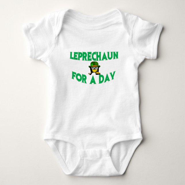 Spaß Irish St Patricks Day Baby Strampler (Vorderseite)