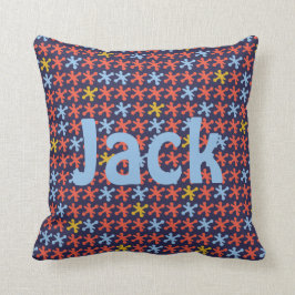 Spaß-Jack-Retro modernes Kissen