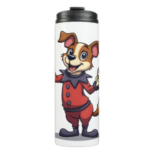 Spaß-Jack-Russell Thermosbecher