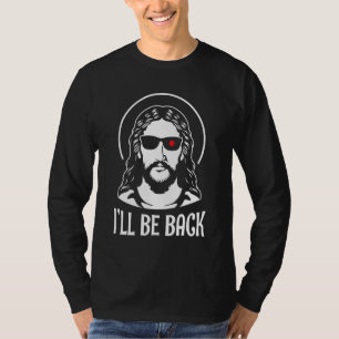 Spaß Jesus Christus wird zurück sein religiöse Bib T-Shirt