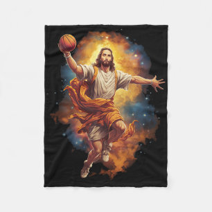 Spaß Jesus spielen Bysketbyll 1 Fleecedecke