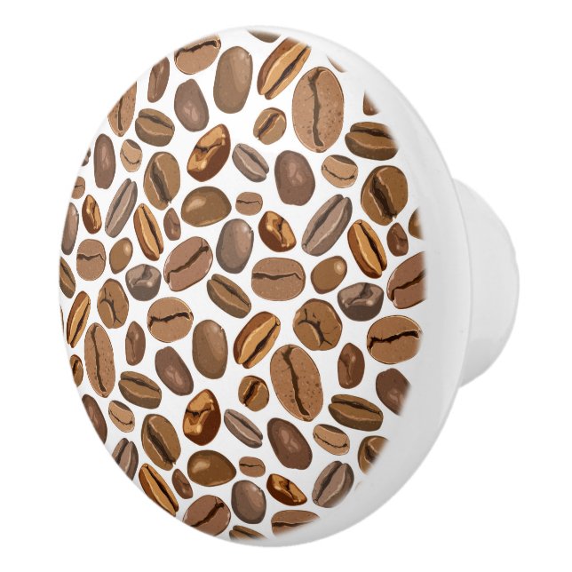 Spaß-Kaffeebohne-Entwurf Keramikknauf (Rechts)