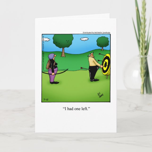 Spaß-Karte zum Hochzeitstag für Spaß Karte (Vorderseite)
