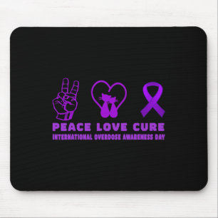 Spaß Katz Frieden Liebe Heilen Überdosierung Sensi Mousepad