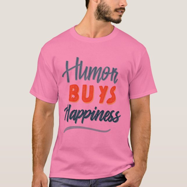 Spaß kauft Glück T - Shirt (Vorderseite)