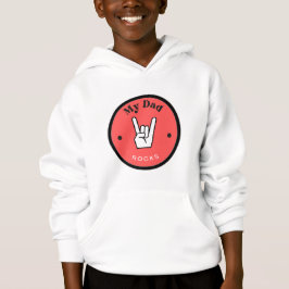 Spaß! Kids' Pullover Hoodie - Mein Vater ROCKS!