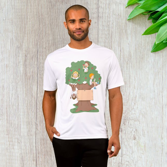 Spaß Kinder spielen in Apfelbaum T-Shirt (Von Creator hochgeladen)