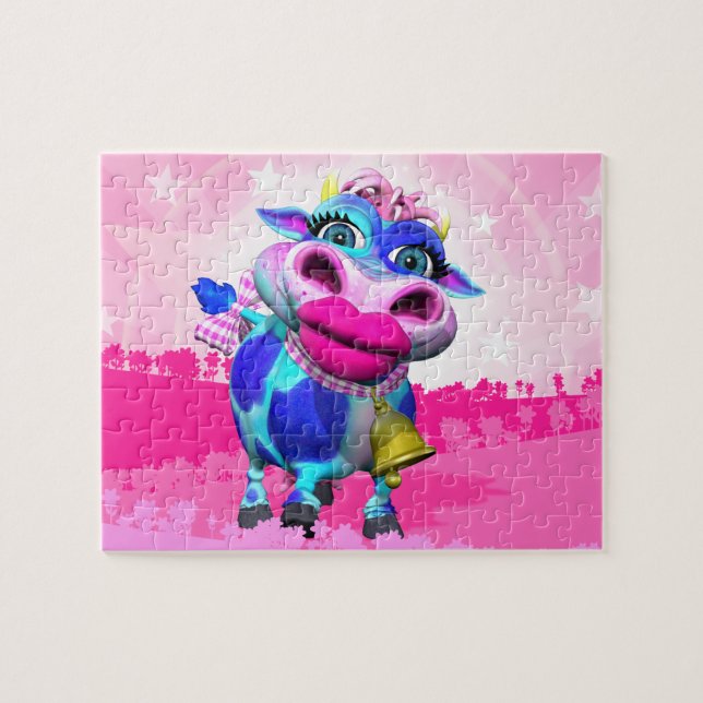 Spaß Kissy MOO-Puzzlespiel (Horizontal)
