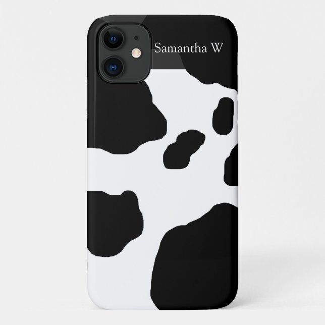 Spaß-Kuh-Druck personalisiert Case-Mate iPhone Hülle (Rückseite)