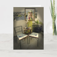 Spaß Künstlerische Grußkarte!