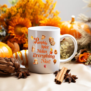 Spaß "Kürbisgewürz macht alles schön" Kaffeetasse