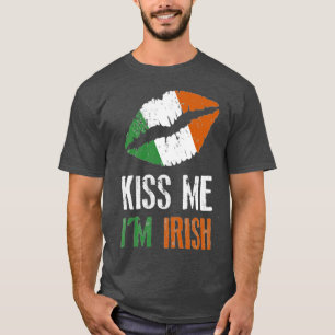 Spaß küssen mich, den ich Irenfarbest patrick Tag T-Shirt