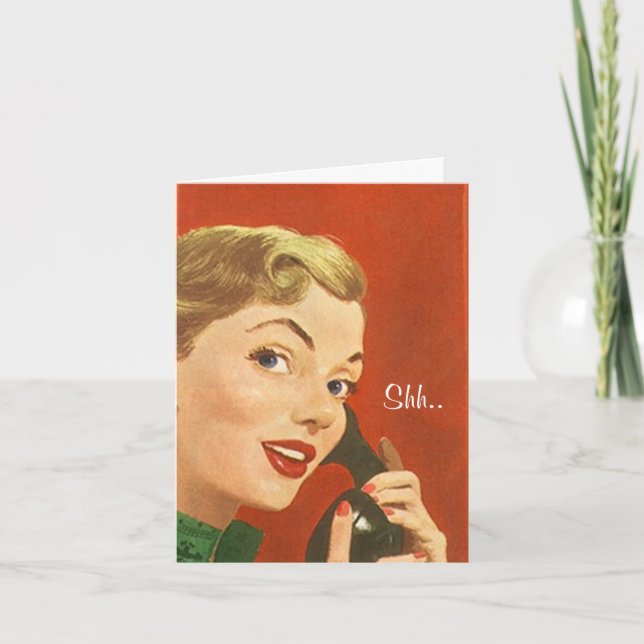 Spaß-laden Vintages Einladung (Vorderseite)