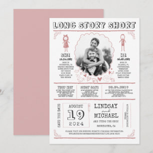 Spaß Lässiges und Niedliches-Foto Save The Date