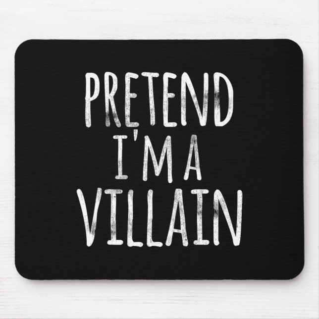 Spaß Lazy Halloween, so tun, als wäre ich ein Vill Mousepad (Vorne)