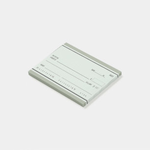 Spaß "leere Regen-Karos " Post-it Klebezettel