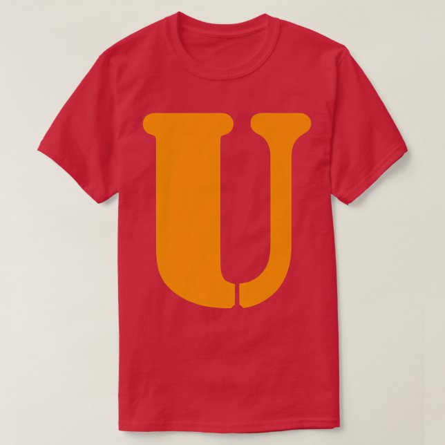 Spaß Letter U Alphabet Lehrer Kindergarten Premium T-Shirt (Design vorne)