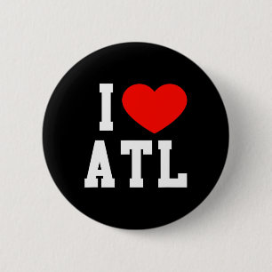 Spaß Liebe Atlanta Georgia Souvenir Urlaub Atl Ges Button