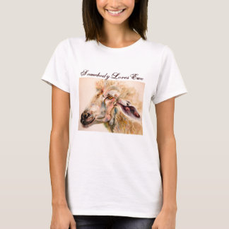 Spaß-Liebe-Shirt-Schafe jemand T-Shirt