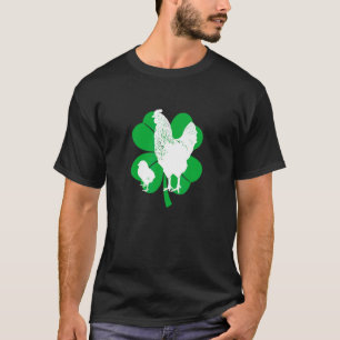 Spaß Liebe Wachsende Hühner Bauer Kostüm T-Shirt