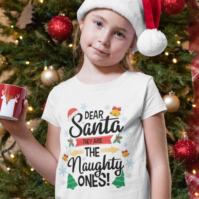 Spaß lieber Weihnachten sind sie die unartigen Wei T-Shirt (Von Creator hochgeladen)