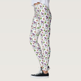 Spaß Lila Halloween, grüne Magie, Hexenflasche Leggings