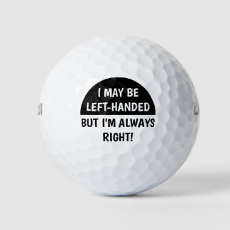 Spaß Links Menschen | SCHWARZ-WEISS Golfball