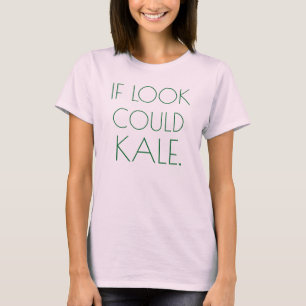 Spaß lustig und Cool, wenn Look kale T-Shirt