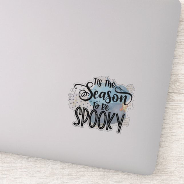 Spaß, lustiges Halloween-Zitat Aufkleber (Detail)