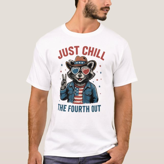 Spaß macht einfach nur das Vierte raus - Patriotis T-Shirt (Vorderseite)