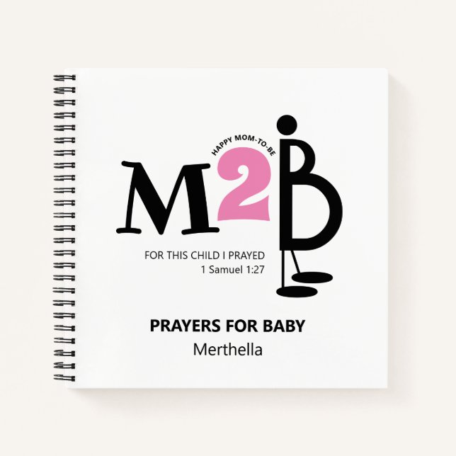 Spaß MAMA zu sein Gebete für Baby Journal Notizbuch (Vorderseite)