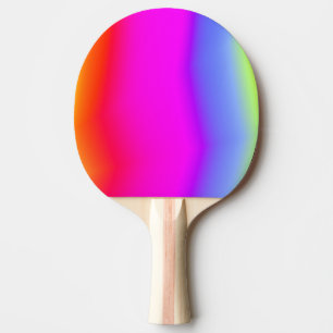 Spaß-mehrfarbiges Regenbogen Ähnliches Tischtennis Schläger