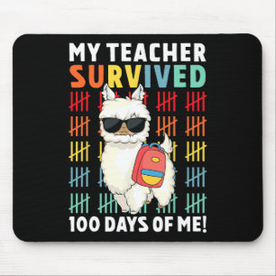 Spaß mein Lehrer überlebte 100 Tage von mir am 100 Mousepad