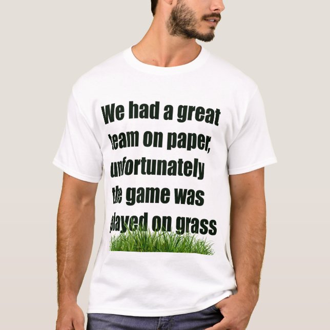 Spaß, Mem, Witz, Sport, Fußball, Fußball T-Shirt (Vorderseite)