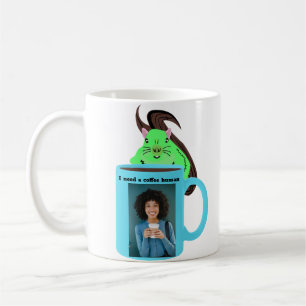 Spaß menschliche Eichhörnchen Grafische Tasse