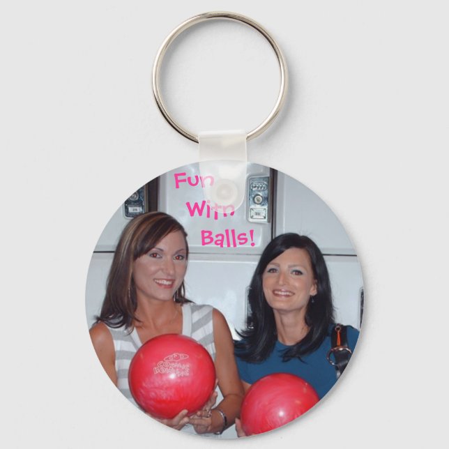 Spaß mit Balls Schlüsselanhänger (Vorderseite)