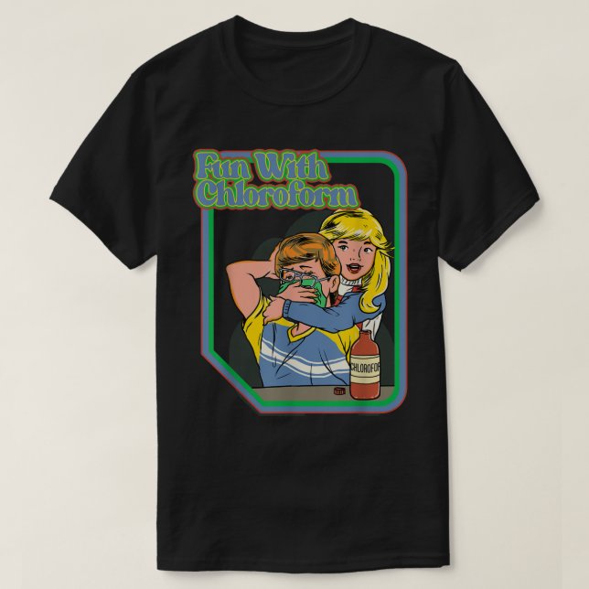 Spaß mit Chloroform Funny Dark Spaß Shirt Funny A (Design vorne)