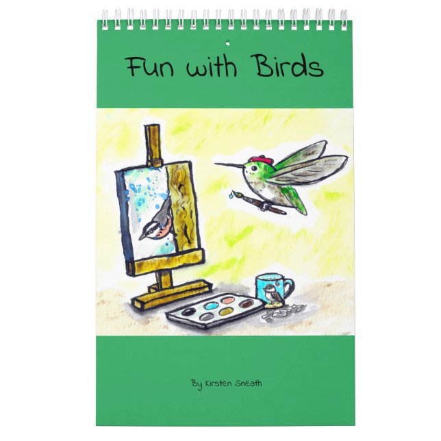 Spaß mit dem Vogelkalender Kalender (Titelbild)
