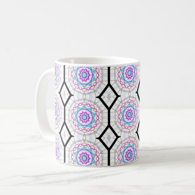 Spaß mit Kaleidoskopen Kaffeetasse (Vorderseite Links)